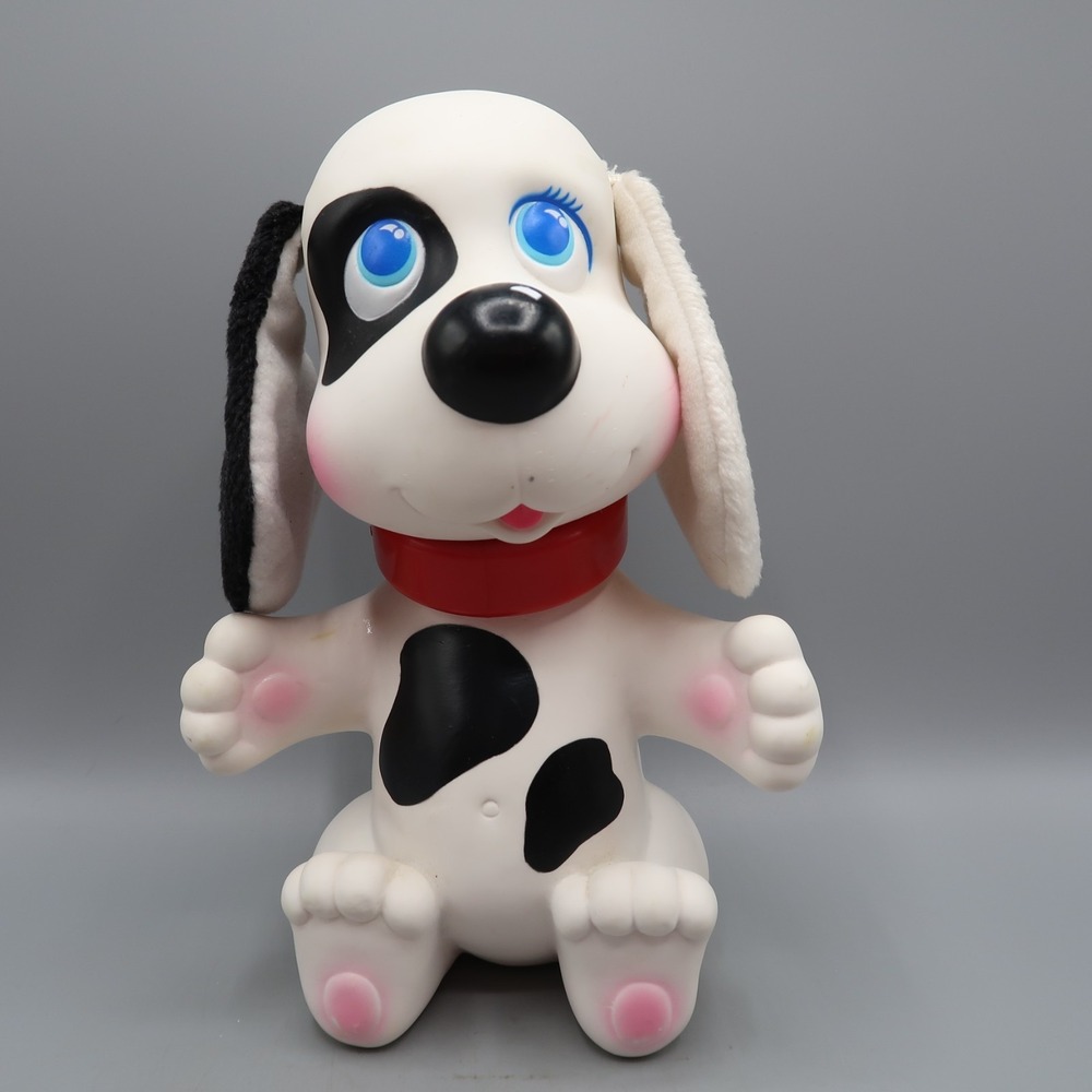 Vintage 1990 Rub-a-Dub Doggie "Sonny" Nursery Puppy Dog Bath Toy 11" Tall